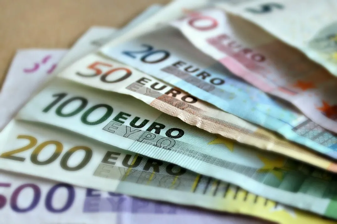 valantic SAP Finance Imagem de notas de Euro