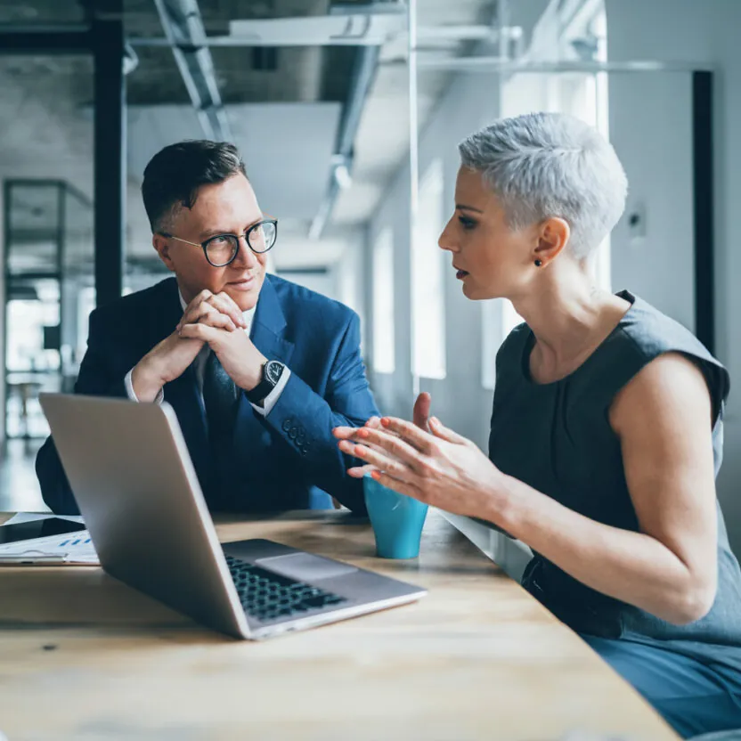 Business coworkers working together at office Business coworkers working together at office