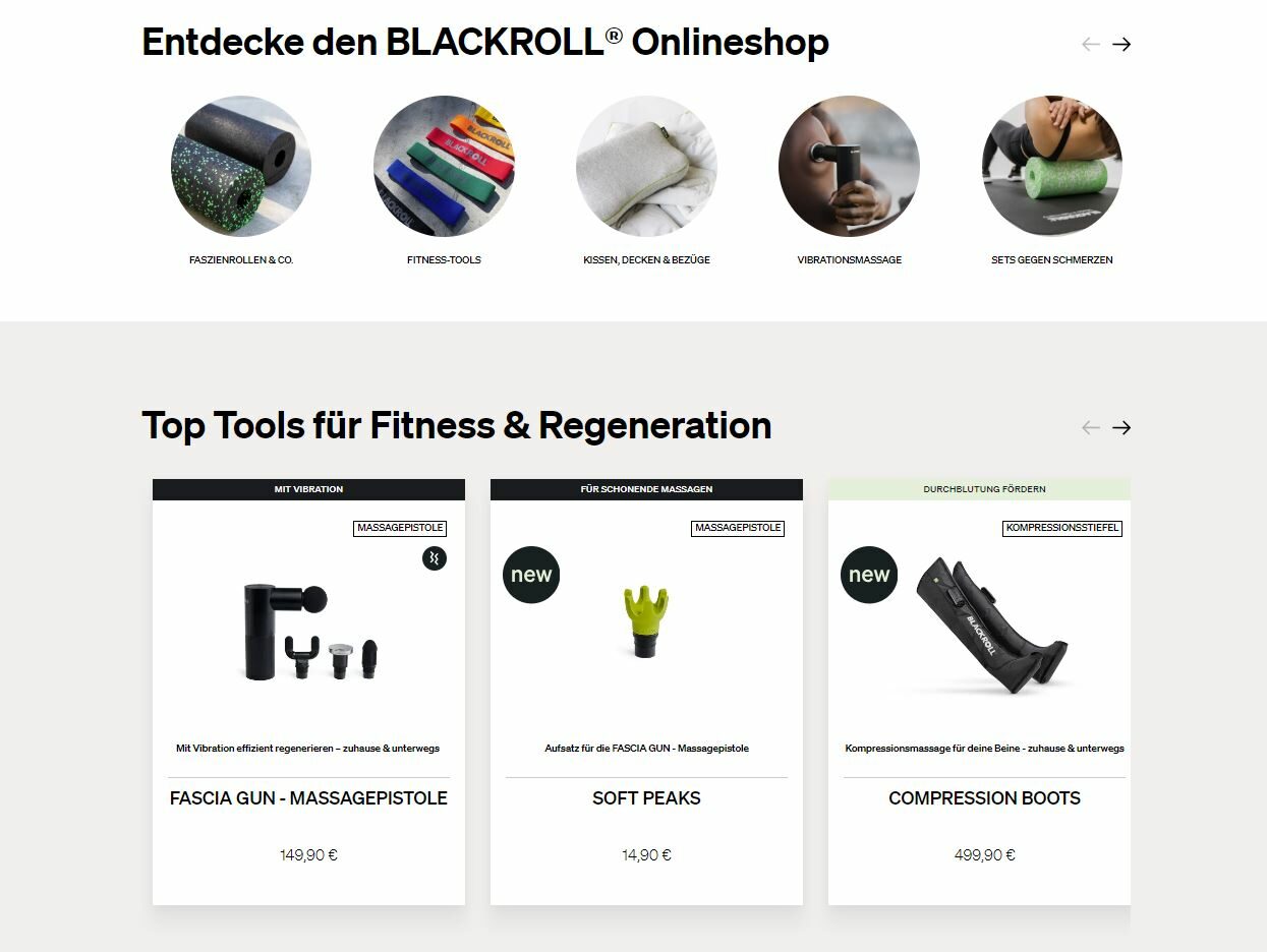 BLACKROLL Website Shop BLACKROLL Website Shop