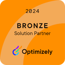 Optimizely Solution Partner Badge bronze 2024 Optimizely Solution Partner Badge bronze 2024