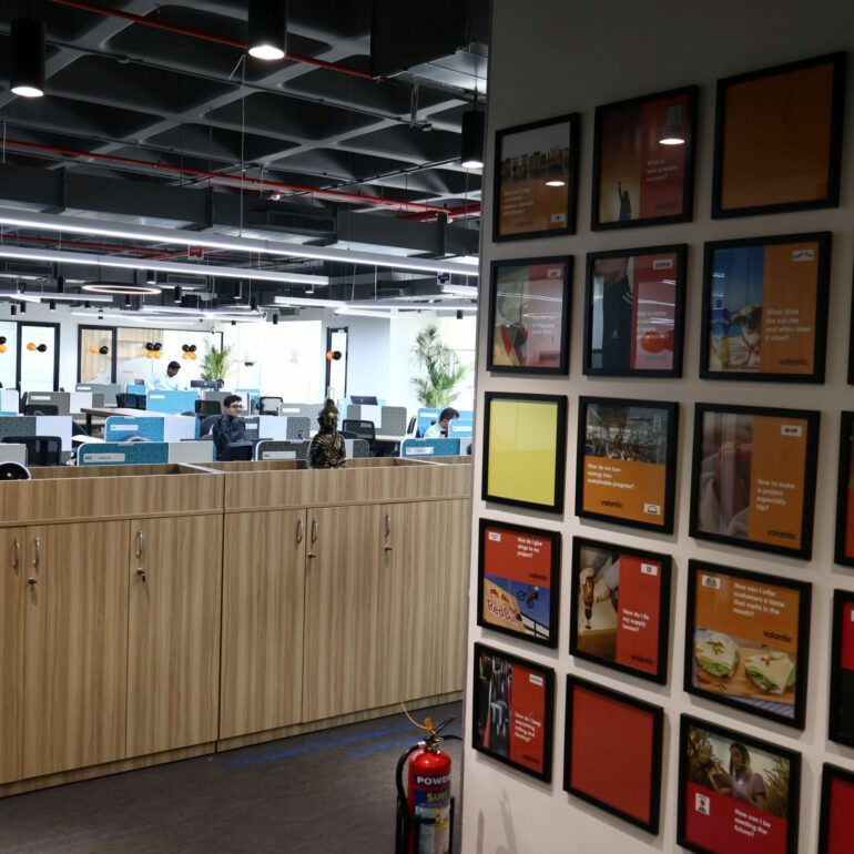 valantic office in Bengaluru, Success Story wall