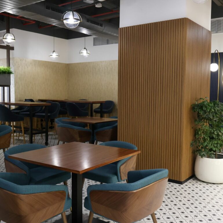valantic office in Bengaluru, cafeteria sitting area