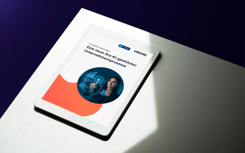 Mockup: Whitepaper | Agentforce: Eine neue Ära KI-gestützter Unternehmensprozesse Mockup: Whitepaper | Agentforce: Eine neue Ära KI-gestützter Unternehmensprozesse