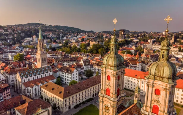 Stadtansicht St. Gallen, Niederlassung valantic Customer Engagement & Commerce (CEC)