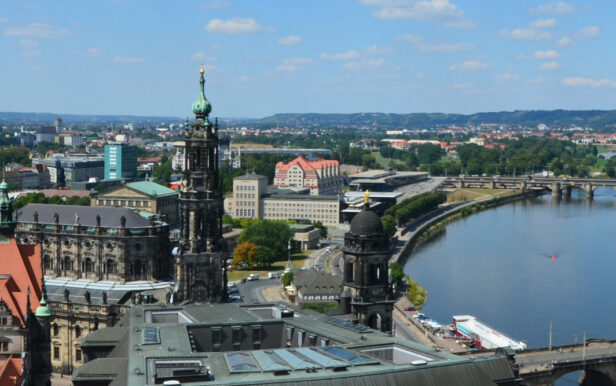 City view of Dresden, branch of valantic ERP Consulting